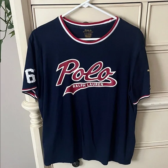 Polo by Ralph Lauren Navy Blue T-Shirt - Picture 2 of 6